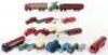 Collection of repainted Dinky vehicles