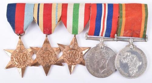 WW2 South African Campaign Medal Group of Five