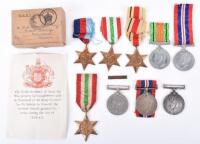 WW2 British Army Campaign Medal Group