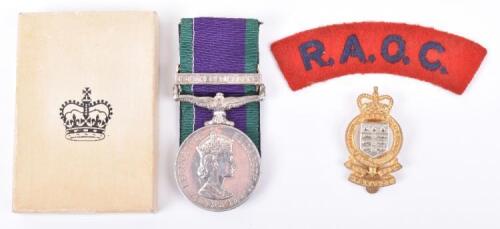 Elizabeth II General Service Medal (1962) Royal Army Ordnance Corps