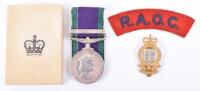 Elizabeth II General Service Medal (1962) Royal Army Ordnance Corps