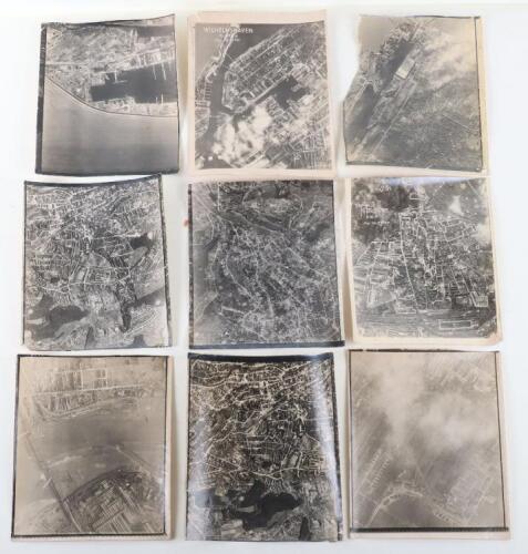 World War 2 Excellent Original Aerial Photographs Bomb Damage etc Germany