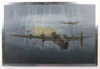 Maurice Gardiner Oil Painting “Air Battle of the Ruhr”