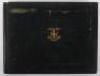 City of London Fighter Squadron, Black Cloth and Gilt Emblemed Official Record Book