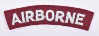 WW2 British Airborne Cloth Shoulder Title