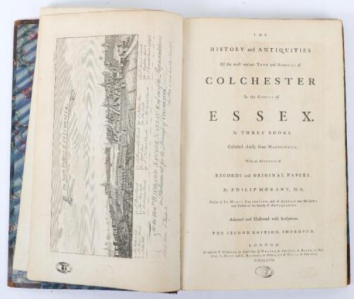 History and Antiquities of Colchester by Philip Morant Second Edition 1768