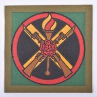 Rare Western Command Weapons and Training School Cloth Formation Sign