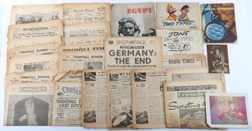 Collection of Wartime "Military" Newspapers