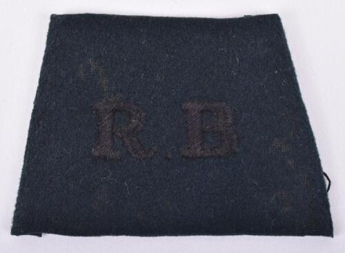 Rifle Brigade Cloth Pagri Badge