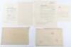 Award Documents Great War with Original Signatures