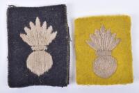 WW2 Lancashire Fusiliers Cloth Formation Signs