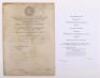 Original Royal Humane Society Mounted Presentation Parchment Certificate