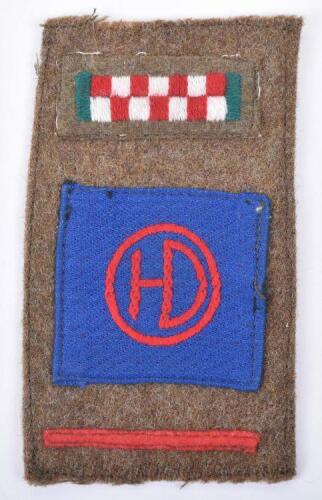 WW2 7th Battalion Argyll & Sutherland Highlanders 154th Brigade 51st Highland Division Battle Dress Combination Insignia