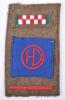 WW2 7th Battalion Argyll & Sutherland Highlanders 154th Brigade 51st Highland Division Battle Dress Combination Insignia