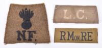 WW1 Labour Corps Slip-on Shoulder Title