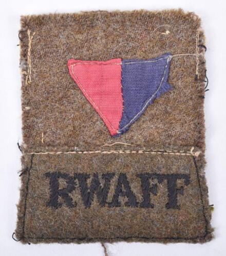 WW2 Royal West African Frontier Force Royal Artillery Combination Insignia