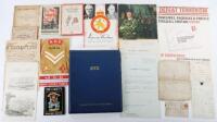 Mixed Mainly Military Ephemera