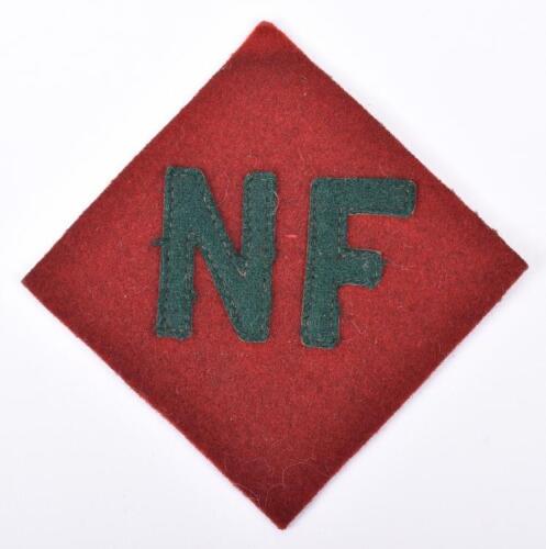 WW1 Northumberland Fusiliers Formation Sign