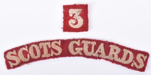 3rd Battalion Scots Guards Shoulder Title