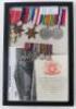 Exceptionally Important Ephemera, Photographs and Medals to Captain (temporary Major) acting Lieutenant Colonel Douglas Archibald Bain (53458) Royal Armoured Corps. Bain was responsible in the leadup to D-Day for developing and perfecting the famous "Swim - 6
