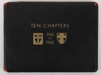 Ten Chapters 1942 to 1945 Deluxe edition with leather covers containing all of Montgomery's important messages sent during the war