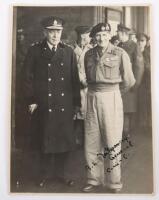 Interesting Signed Field Marshal Montgomery Photograph