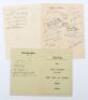 Menu Cards signed by Field Marshal Montgomery&rsquo;s Security Police - 2