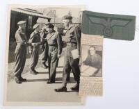 Photograph of Montgomery Greeting some of his Officers