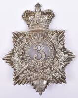 Scarce Victorian 3rd London Rifle Volunteers Other Ranks Helmet Plate