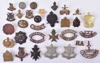 Selection of Schools and Cadet Force Cap Badges, Collar Badges and Shoulder Titles