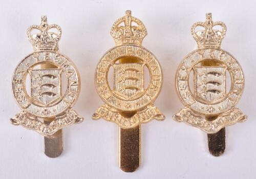 3x Essex Yeomanry Anodised Cap Badges