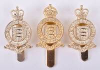 3x Essex Yeomanry Anodised Cap Badges