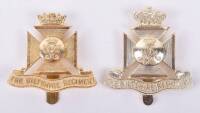 2x Variations of Wiltshire Regiment Anodised Cap Badges