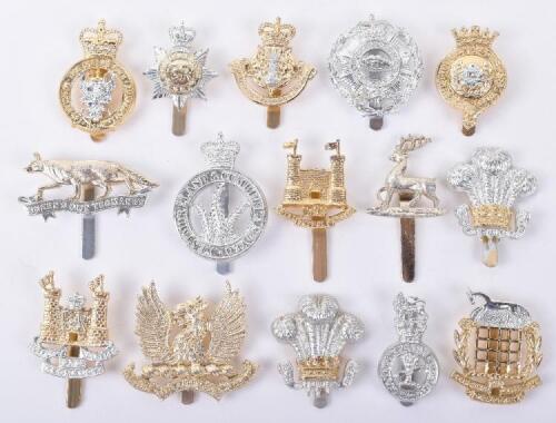 15x British Yeomanry Regiment Anodised Cap Badges