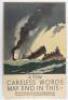 Original WWII Poster "A Few Careless Words May End In This&hellip;