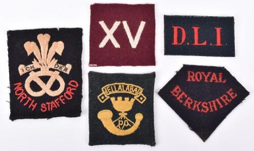 5x Regimental Cloth Pagri Badges