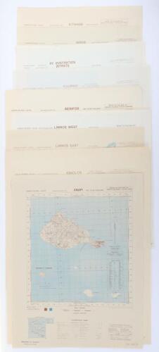 Maps, Agean Islands 1:50K MDR 611/8213 & 6171/8225 Wartime Editions