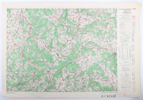 Maps GSGS 4416 Central Europe