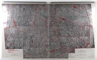 Canada Urban, Very unusual and large (c.3 feet x c. 4 feet) aerial photograph maps c.1965