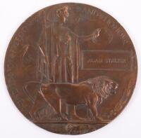 Great War Bronze Memorial Plaque Border Regiment Casualty