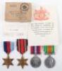 WW2 British Burma Campaign Medal Group