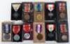 10x Cased Japanese Medals - 2