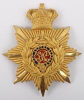 Victorian Royal Military Academy Officers Helmet Plate