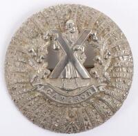 Post 1902 Cameron Highlanders Regimental Plaid Brooch