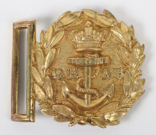 Victorian Post 1881 Royal Navy Artillery Volunteers Waistbelt Clasp