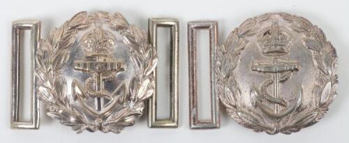 2x Post 1902 Queen Alexandra’s Royal Naval Nursing Service Waist Belt Clasps