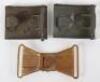 3x Czechoslovakian Military Belt Buckles - 2