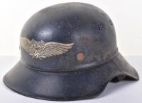 WW2 German Luftschutz Steel Helmet