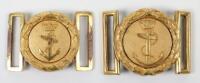 2x Victorian Midshipman Waistbelt Clasps