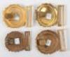 4x Victorian Royal Navy Officers Waistbelt Clasps - 2